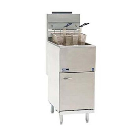 Pitco Frialator 40 Lb Commercial Natural Gas Fryer 35C+S